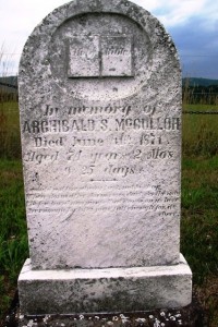 Archibald Scott McCulloh 1797-1871 (Son of John & Elizabeth McCulloh and Brother of Mary Ann Lewis)